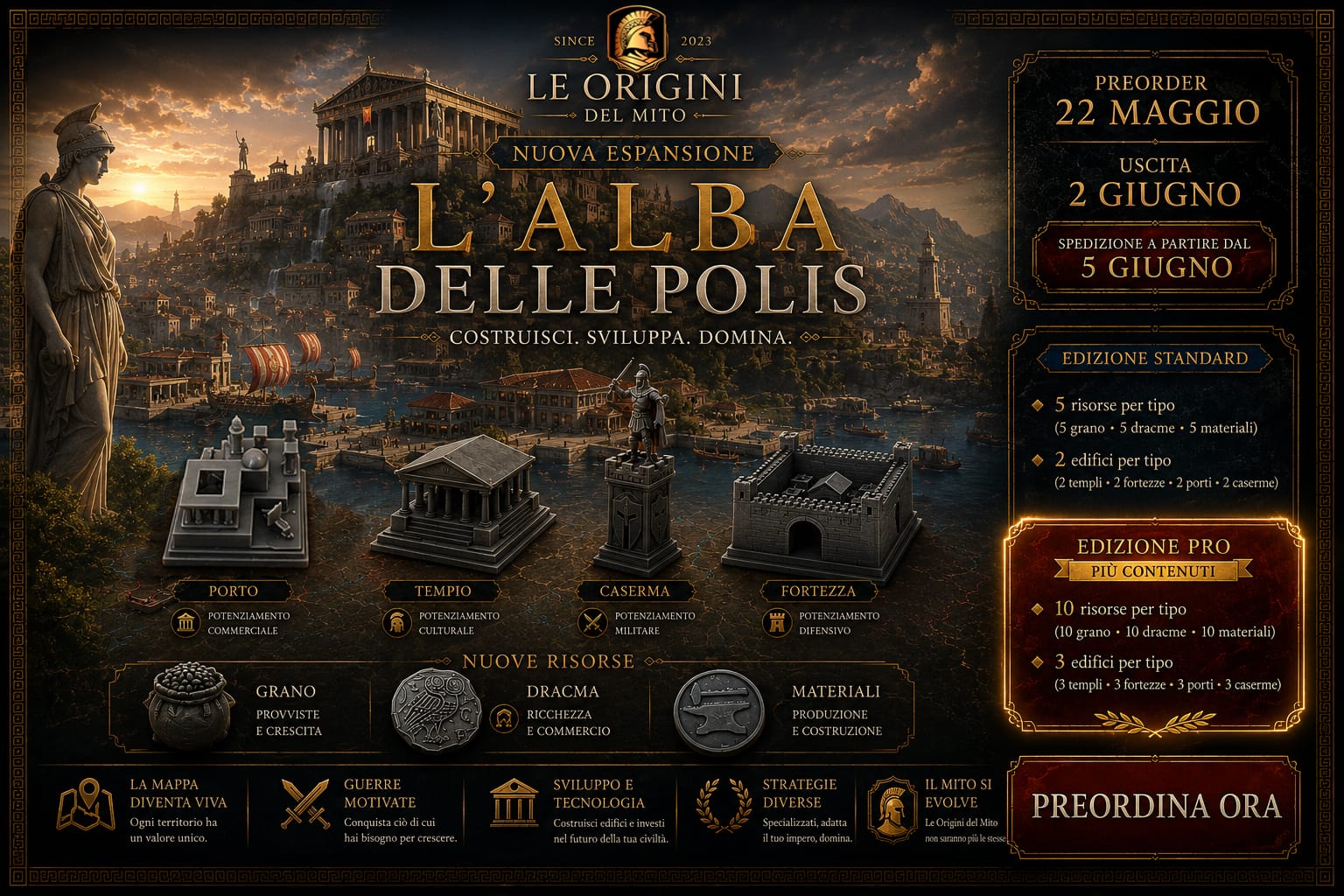 L'Alba delle Polis &ndash; Espansione