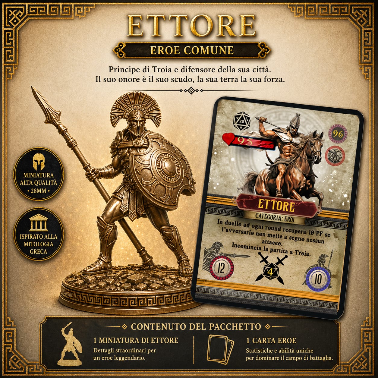Miniature e carta Eroe
